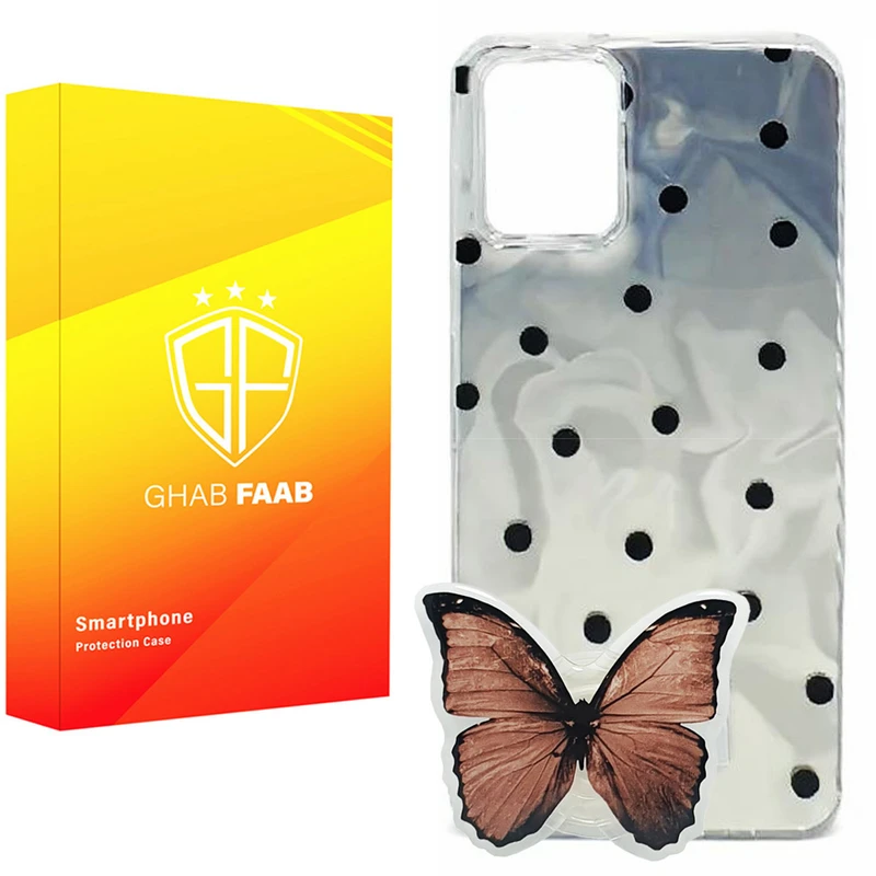 کاور قاب فاب مدل دخترانه سوکول مناسب برای گوشی موبایل سامسونگ Galaxy A23 به همراه پاپ سوکت