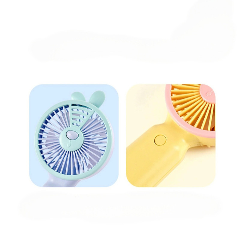 پنکه شارژی مدل مینی فن طرح فانتزی خرگوش ظرفیت 350 میلی آمپر ساعت