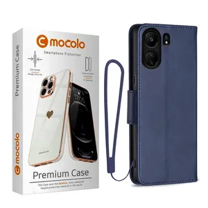 Mocolo Flip Cover Strap Cover For Xiaomi Redmi 13C
