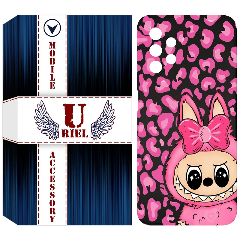 کاور یوریل مدل KSH کد 107 طرح عروسک لبوبو مناسب برای گوشی موبایل سامسونگ Galaxy A13 4G