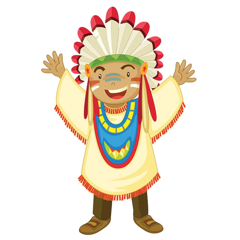  استند تولد رومیزی طرح سرخپوست کد 268