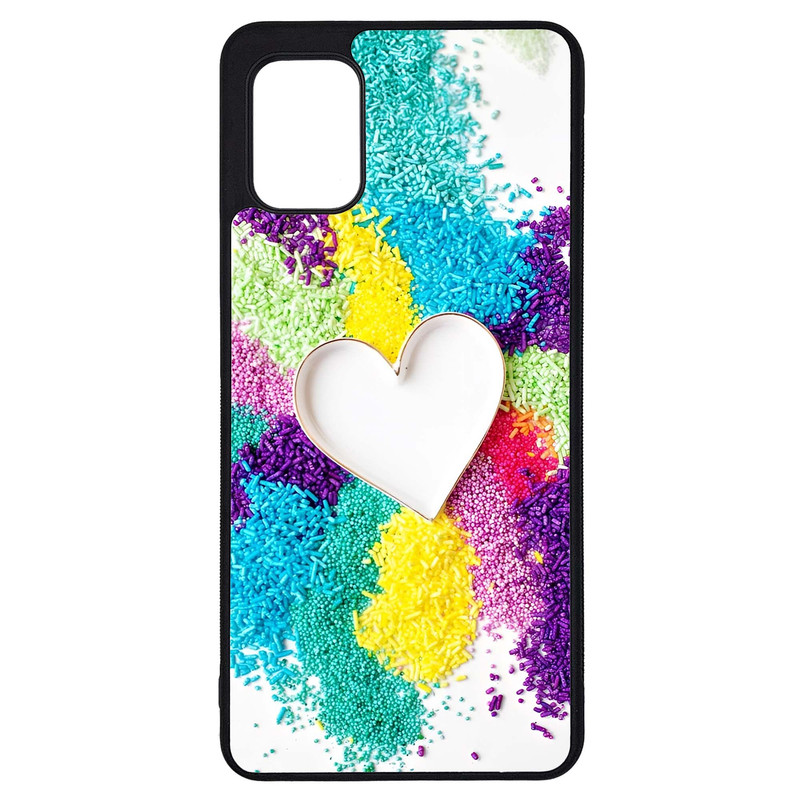 کاور طرح قلبی کد G-149 مناسب برای گوشی موبایل سامسونگ Galaxy A31