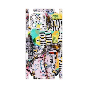 MAHOOT Collage of Teared Paper-FullSkin Cover Sticker for Apple iPhone 16 Pro Max