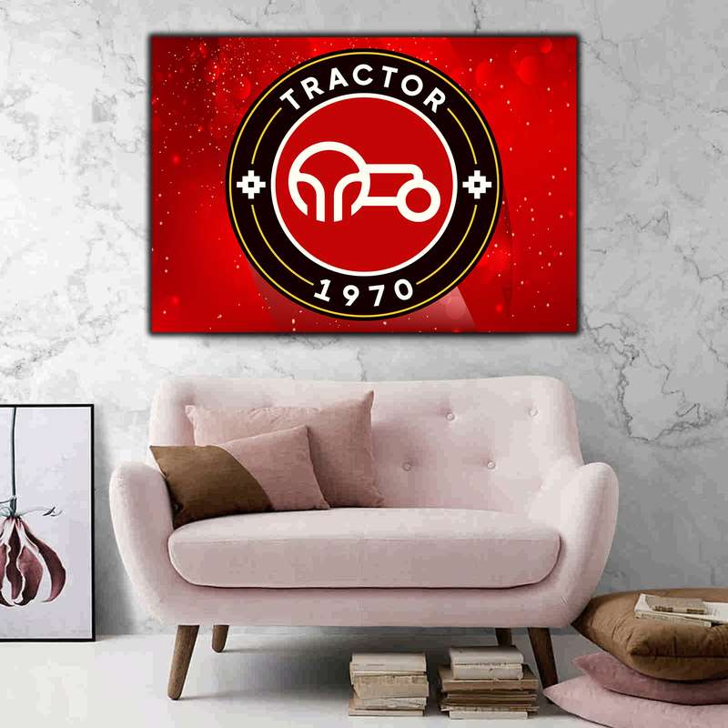 تابلو شاسی طرح لوگو تیم تراکتور کد 002