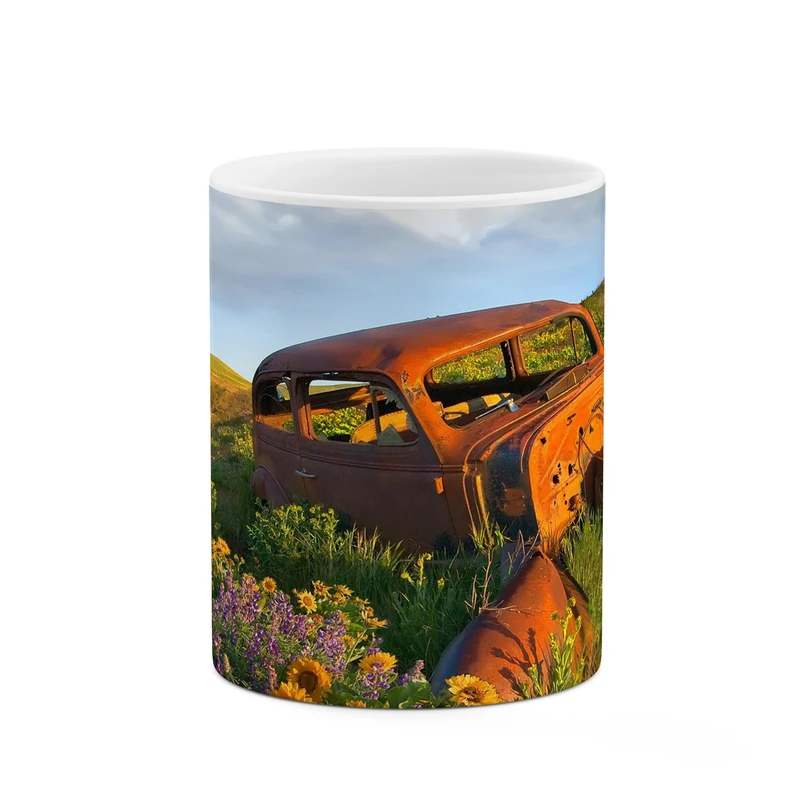 ماگ کاکتی طرح ماشین اسقاطی کد mgp11405