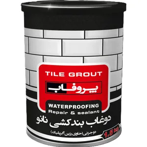 نانو دوغاب بندکشی دوجزئی پروفاب مدل TG-antibacterial وزن 1.5 کیلوگرم