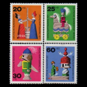 تمبر یادگاری مدل خارجی مجموعه 4 عددی