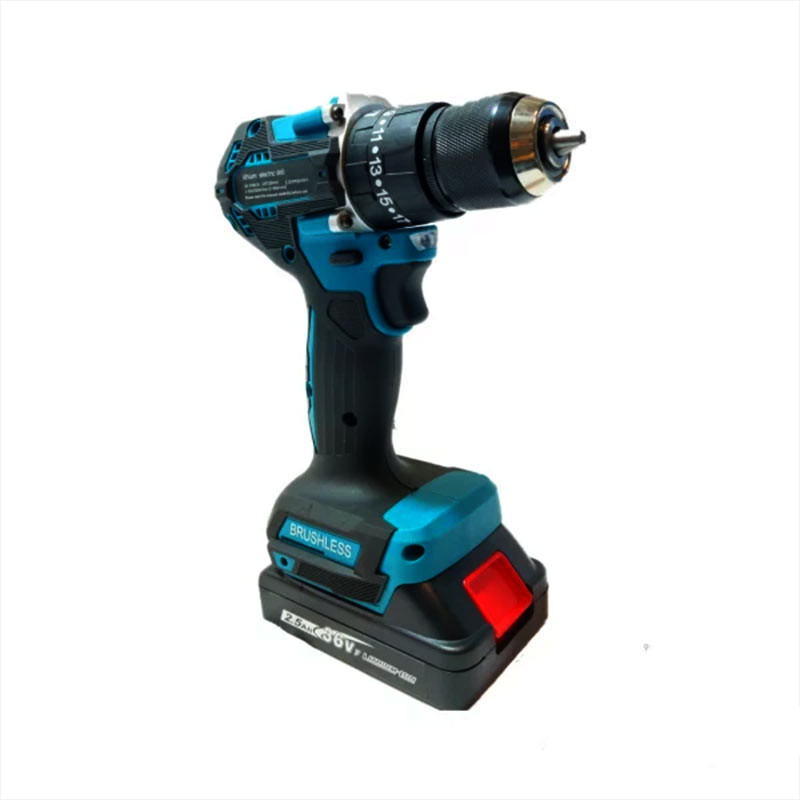 دریل پیچ گوشتی شارژی چکشی ماکیتا مدل BRUSHLESS-36V مجموعه 28 عددی
