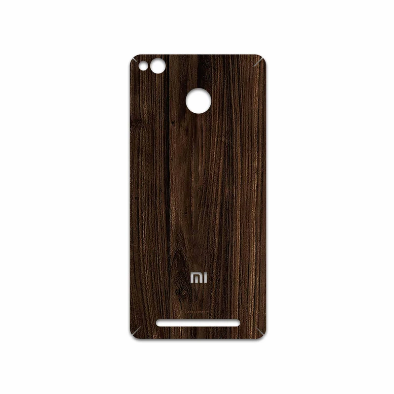 برچسب پوششی ماهوت مدل Dark Walnut Wood مناسب برای گوشی موبایل شیائومی Redmi 3 Pro