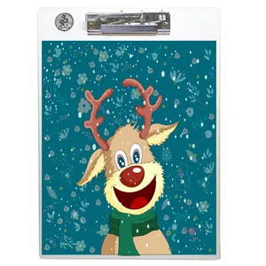 تخته شاسی طه چوب  مدل Happy deer01 سایز A4