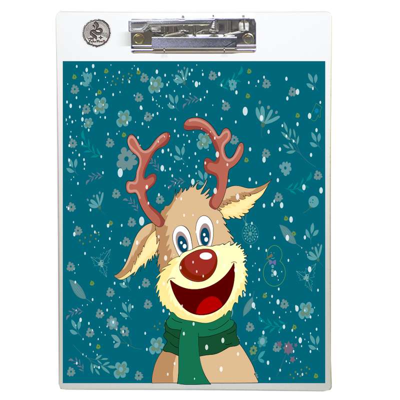 تخته شاسی طه چوب  مدل Happy deer01 سایز A4