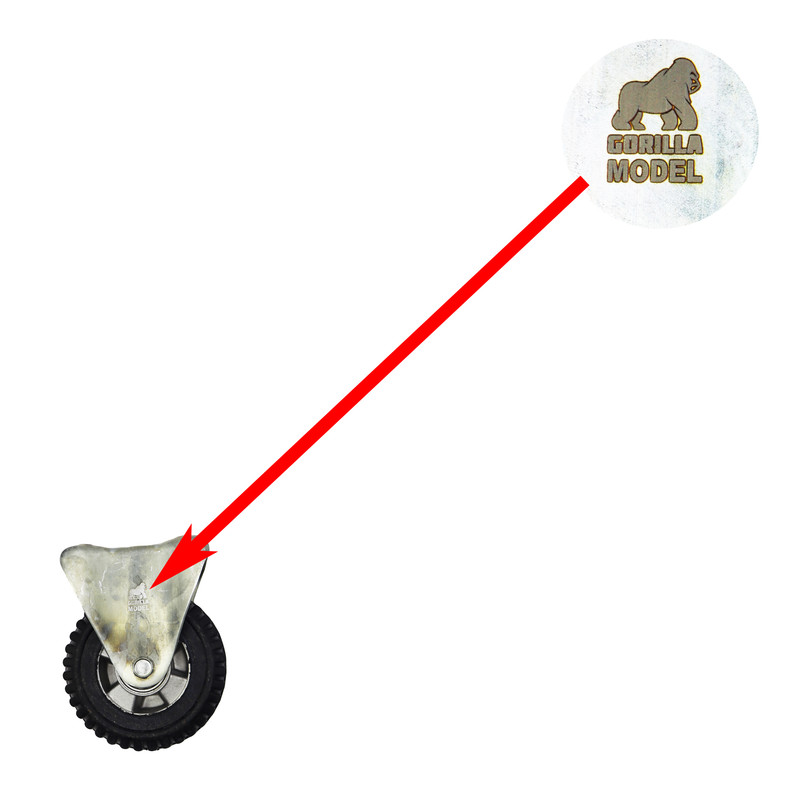 چرخ کفیدار مدل گوریلا کد YP-SABET-160*45MM چرخ کفیدار مدل گوریلا کد YP-SABET-160*45MM