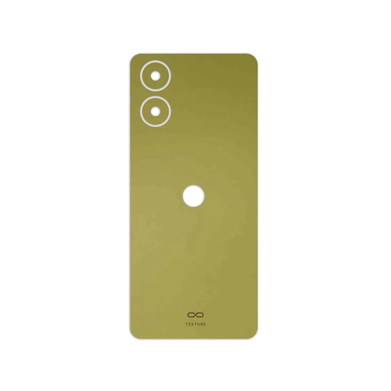 برچسب پوششی ماهوت مدل Matte-Gold مناسب برای گوشی موبایل موتورولا Moto G04