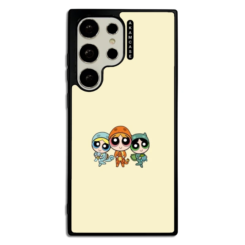 کاور آکام مدل AMCWSGS22U-POWERPUFF GIRLS14 مناسب برای گوشی موبایل سامسونگ Galaxy S22 Ultra