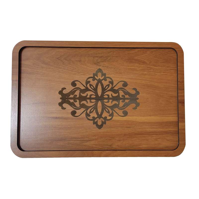 سینی مدل چوبی کد c-28 مجموعه 3 عددی