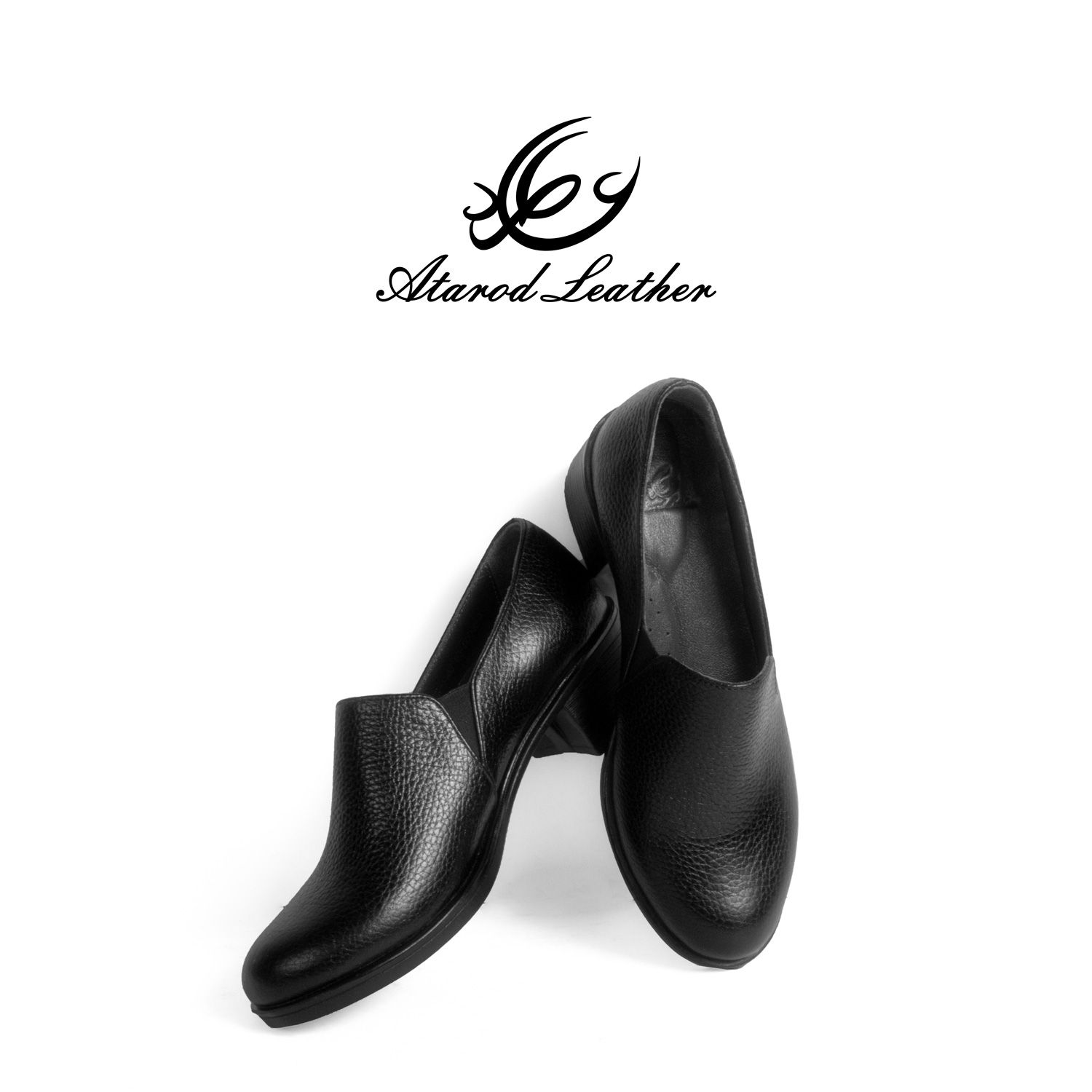 کفش زنانه چرم عطارد مدل چرم طبیعی کد SH385 -  - 5