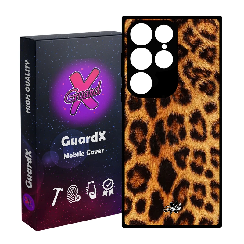 کاور گارد ایکس طرح Leopard مدل Glass10095 مناسب برای گوشی موبایل سامسونگ Galaxy S24 Ultra