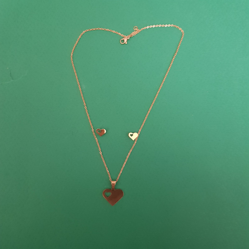 نیم ست زنانه مدل قلب