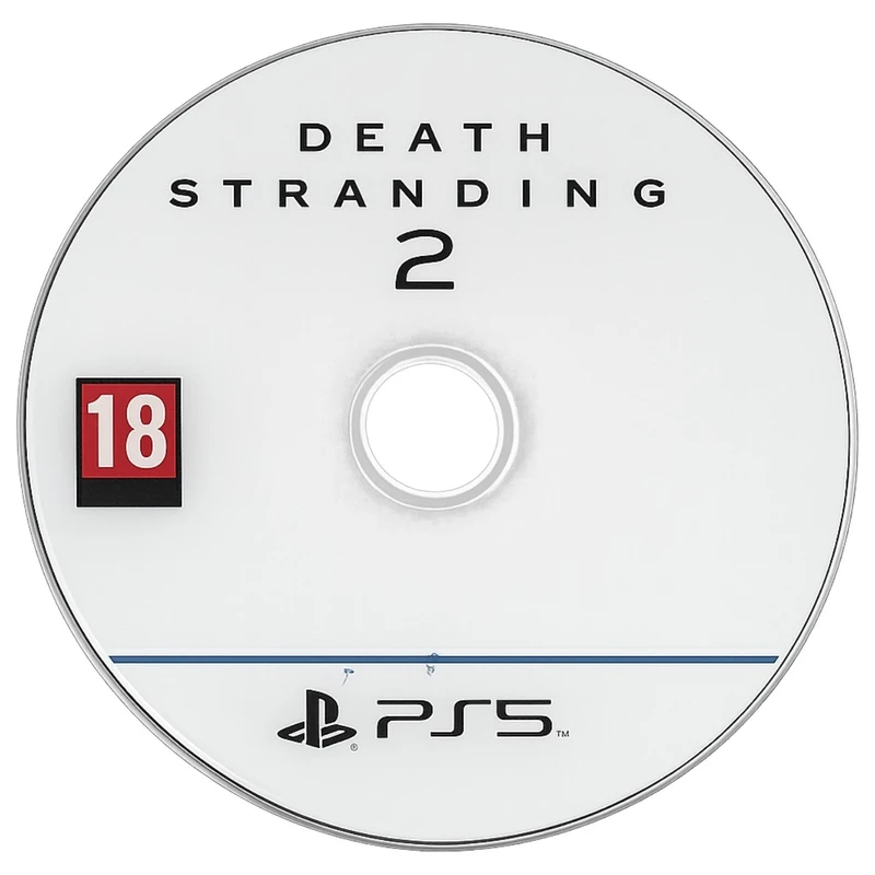 زیر لیوانی مدل دیسک بازی PS5 طرح Death Stranding 2