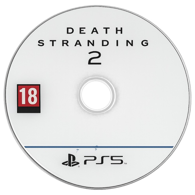زیر لیوانی مدل دیسک بازی PS5 طرح Death Stranding 2