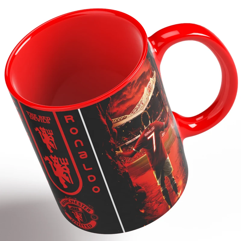 عکس شماره 6 : ماگ مدل کریستیانو رونالدو طرح منچستر یونایتد کد m0553-24