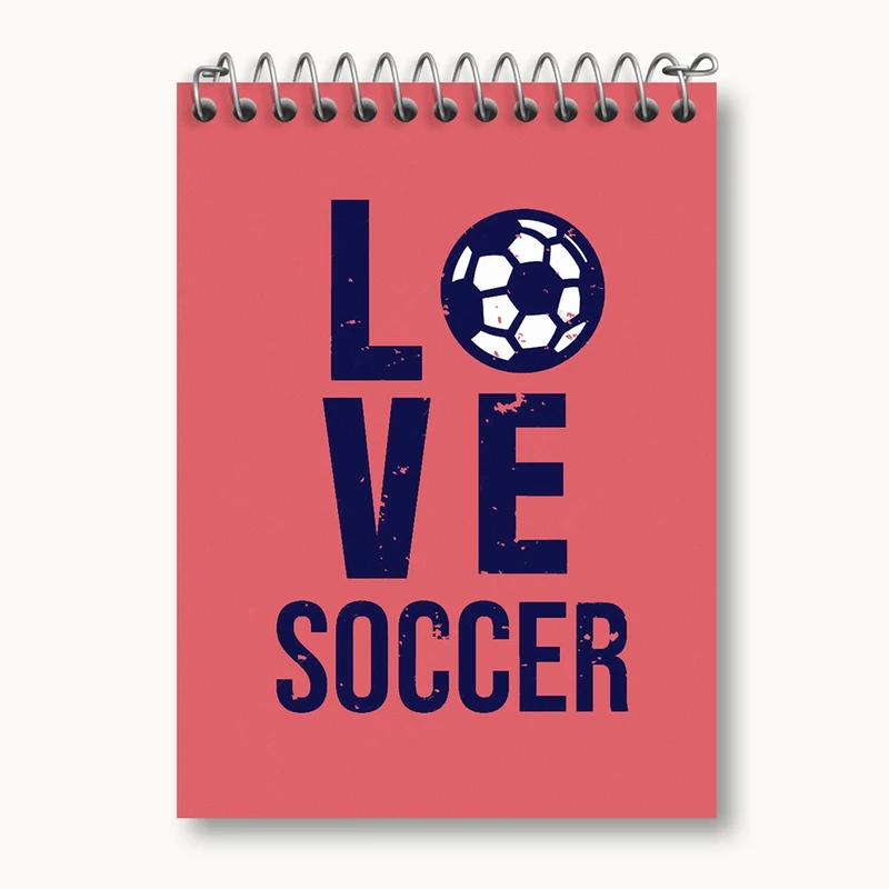 دفتر یادداشت 50 برگ خندالو مدل فوتبال Football کد 25945