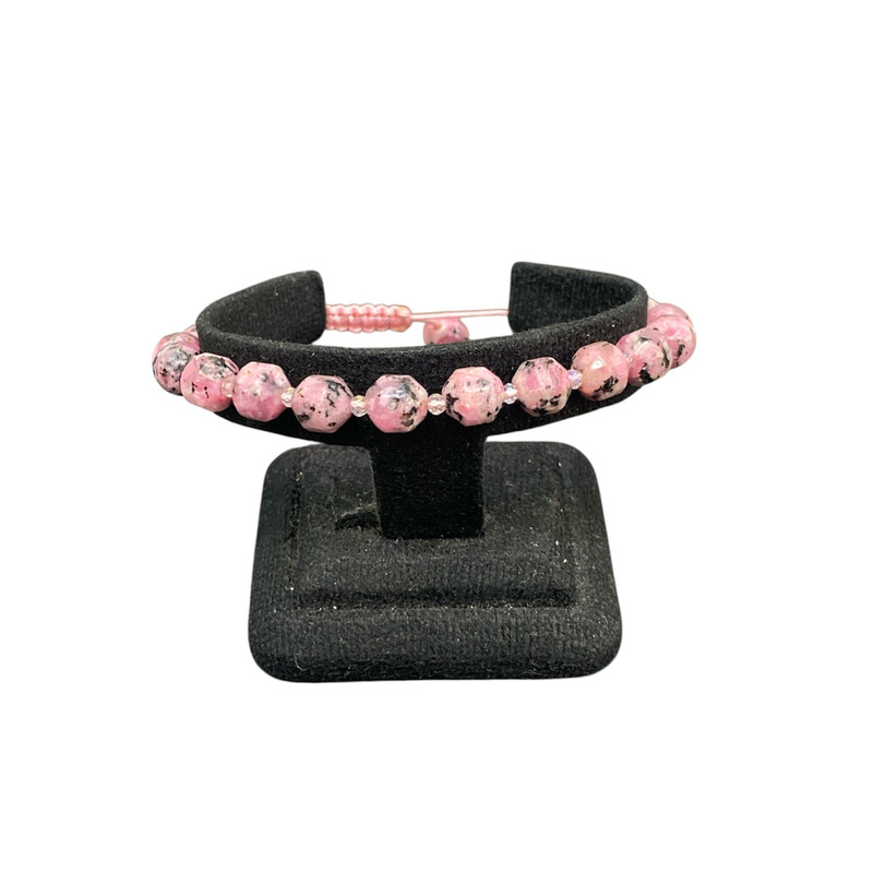 دستبند سنگی مدل رودونیت