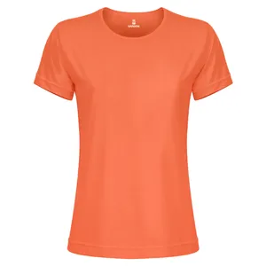 تی شرت آستین کوتاه زنانه ساروک مدل TSHPYR کد 07 رنگ گلبهی