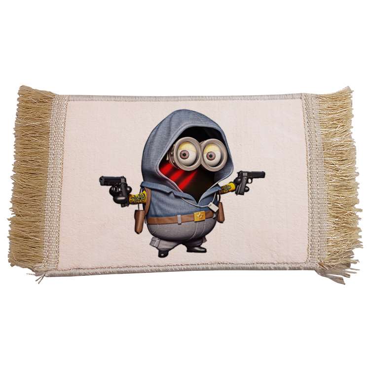 فرش ماشینی دیوارکوب مدل مینیون کد 76