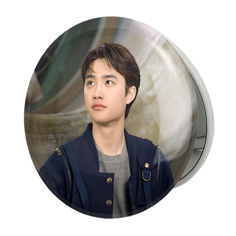 آینه جیبی خندالو طرح دی.او گروه اکسو EXO مدل تاشو کد 13378 