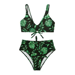 مایو دو تکه زنانه شین مدل Z202406