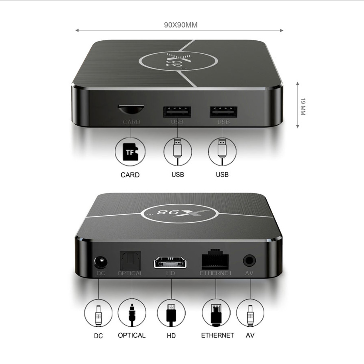 اندروید باکس مدل X98 Plus 4/64