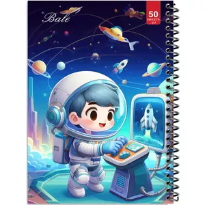 دفتر نقاشی 50 برگ انتشارات بله طرح پسر فضانورد کد A4-L636