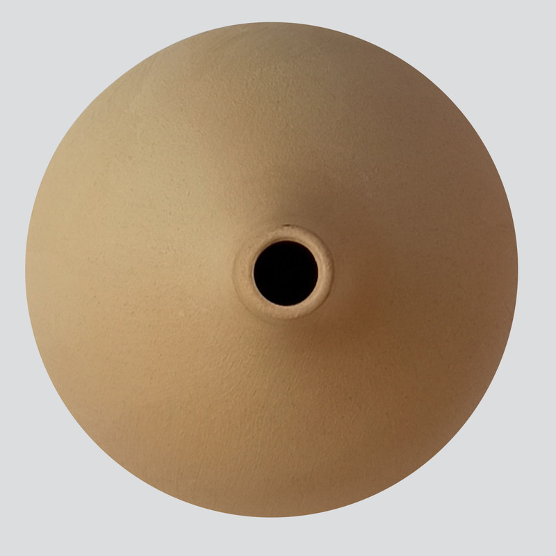 گلدان سفالی مدل اوج بیضی کد vas-222 