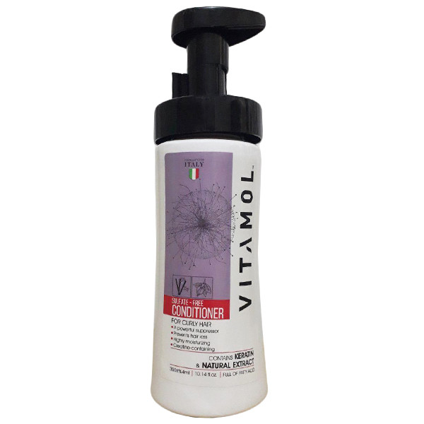 نرم کننده مو ویتامول مدل موی فر حجم 300 میلی لیتر