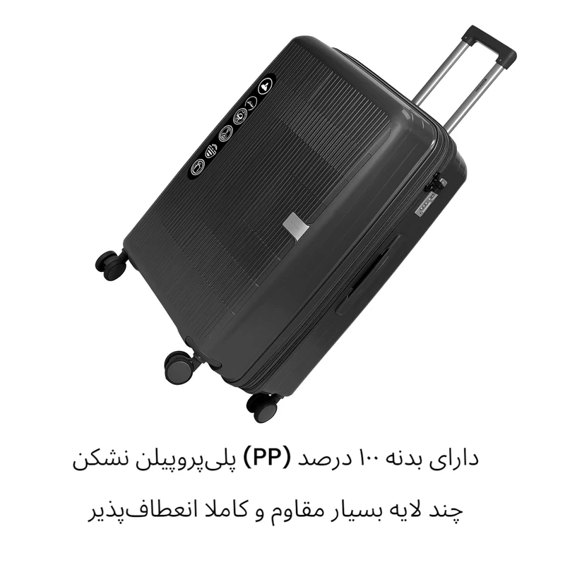 عکس شماره 3 : ست سه عددی چمدان ریکاردو مدل ric mega series