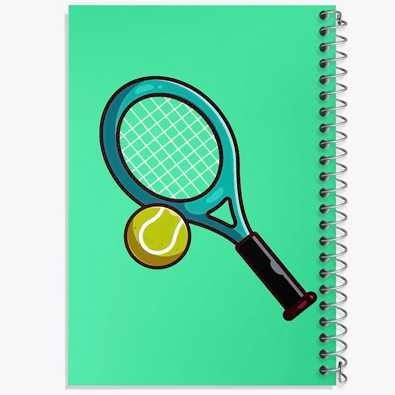 دفتر مشق 50 برگ خندالو مدل تنیس  کد 10028