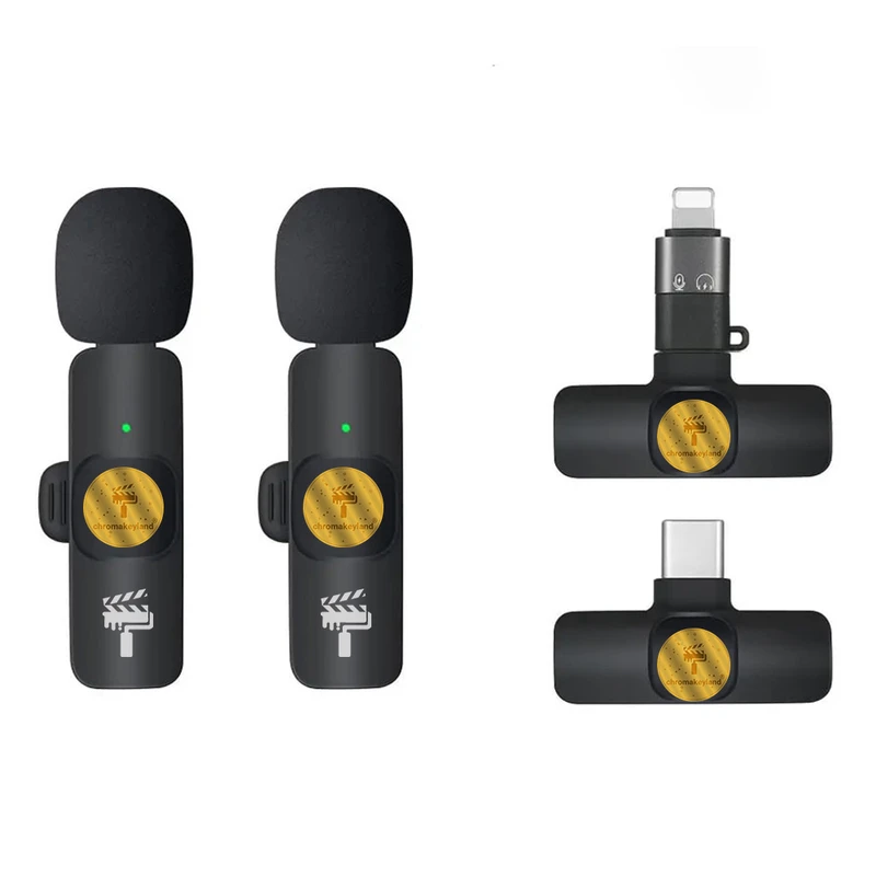 ست میکروفن بی سیم کروماکی لند مدل GO PLUS با درگاه اتصال Type C