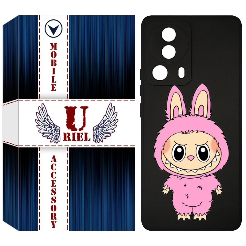 کاور یوریل قاب مدل KSH کد 129 طرح عروسک لبوبو مناسب برای گوشی موبایل شیائومی 13 Lite