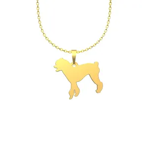 گردنبند طلا 18 عیار زنانه مدوپد مدل سگ کد J2-1-1256