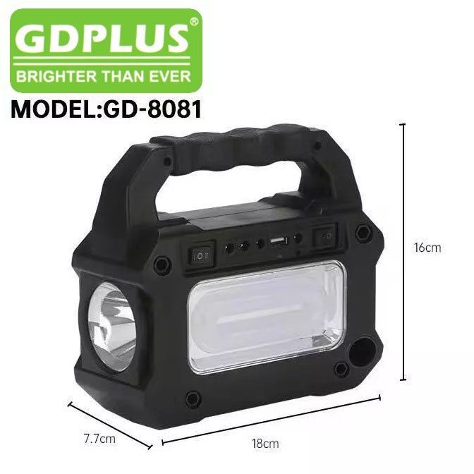 سیستم روشنایی خورشیدی جی دی پلاس مدل GD-8081 سیستم روشنایی خورشیدی جی دی پلاس مدل GD-8081