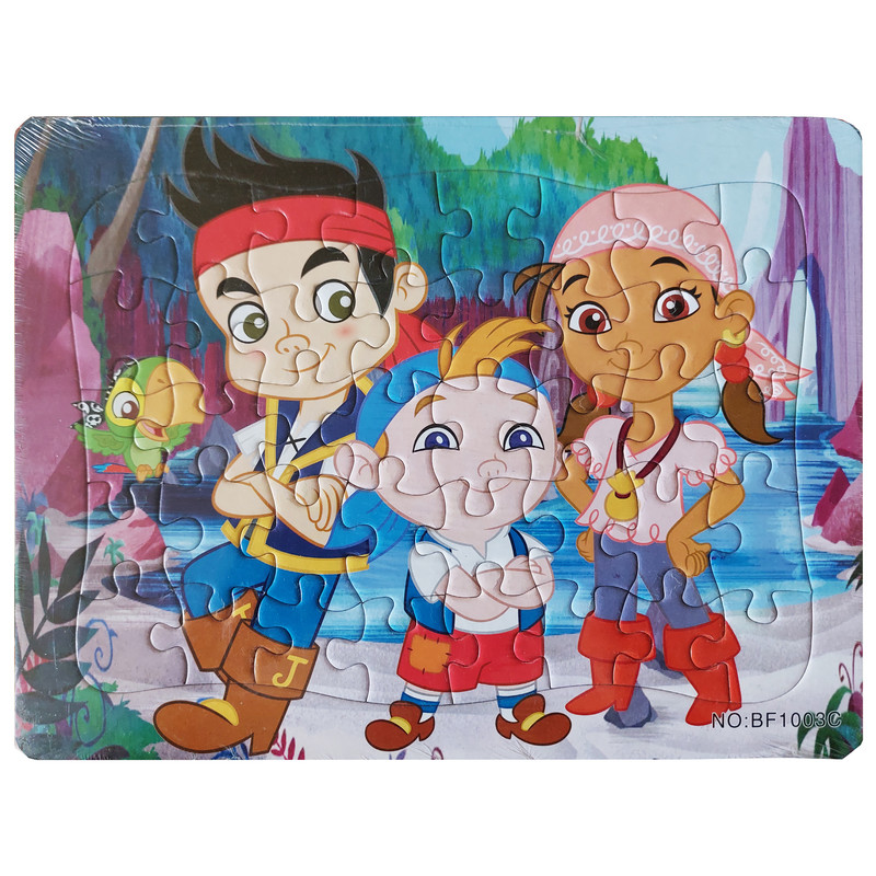 پازل 40 تکه مقوایی طرح JAKE PIRATES کد 1