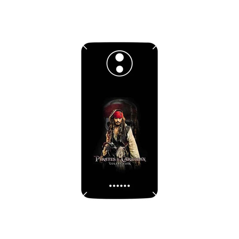 برچسب پوششی ماهوت مدل PIRATES OF THE CARIBBEAN مناسب برای گوشی موبایل موتورولا Moto C Plus
