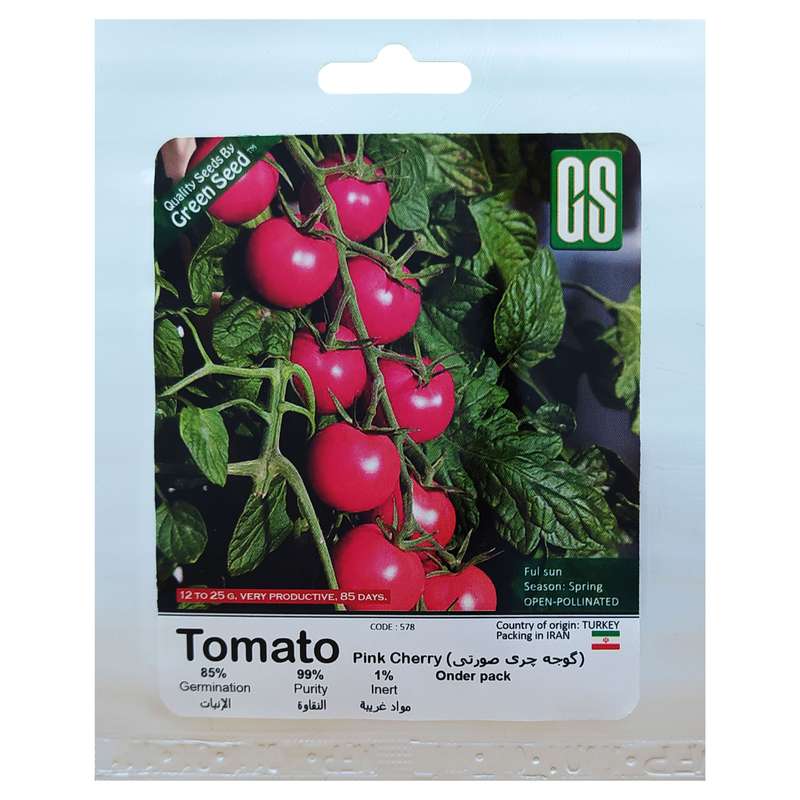بذر گوجه چری صورتی گرین سید مدل BZG261