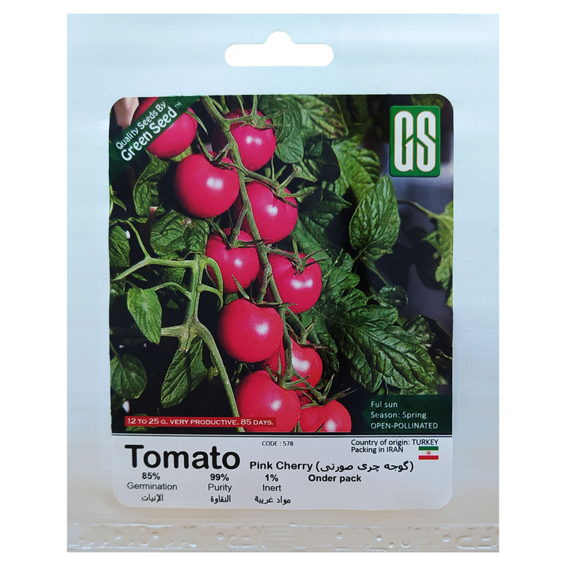 بذر گوجه چری صورتی گرین سید مدل BZG261