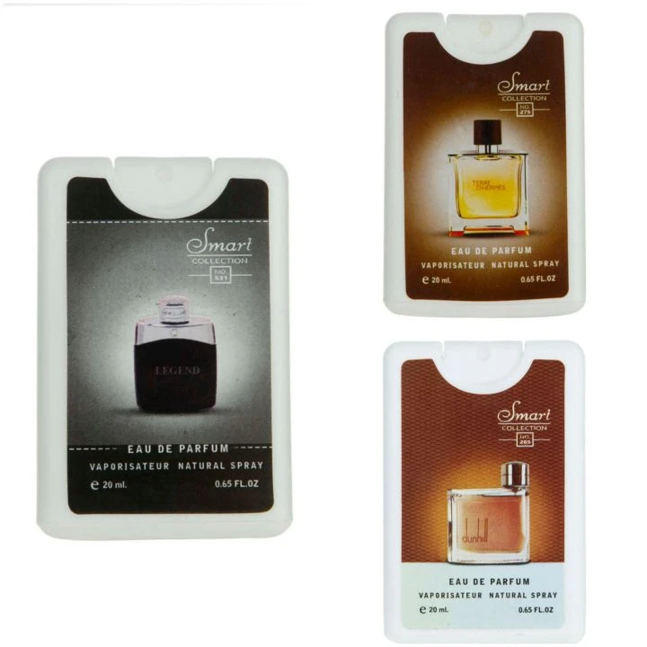 عطر جیبی مردانه اسمارت کالکشن مدل لجند تق هرمس دانهیل کد 79 حجم 20 میلی لیتر بسته 3 عددی