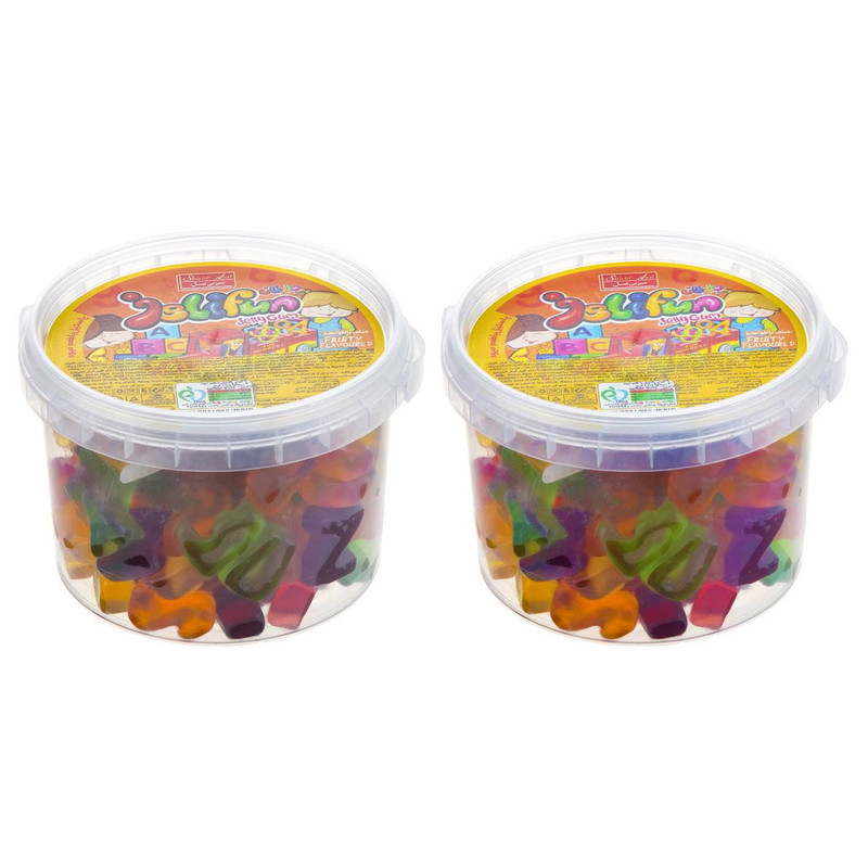 پاستیل میوه ای حروف الفبا ژلیفان شیرین عسل - 300 گرم بسته 2 عددی
