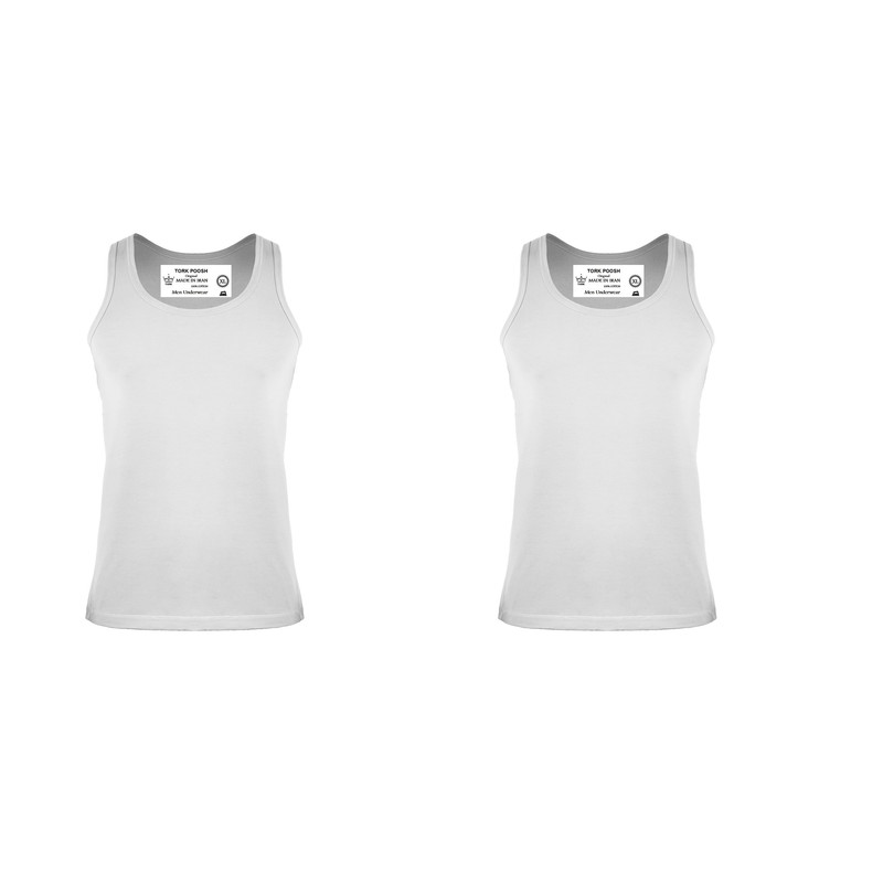 زیرپوش رکابی مردانه مدل HR54 بسته دو عددی