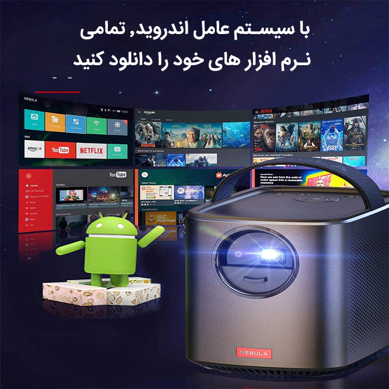 ویدئو پروژکتور قابل حمل انکر مدل Nebula Mars 1