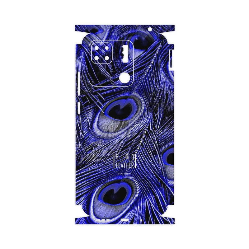 برچسب پوششی ماهوت مدل Purple Feather-FullSkin مناسب برای گوشی موبایل شیائومی Redmi 10A